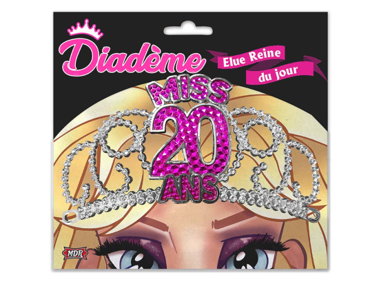 Diadème Miss Fuchsia - Tous les évènements de la vie : 20 ans