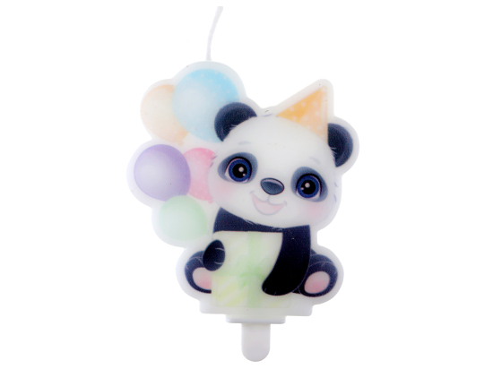 Bougie Panda Multicolore