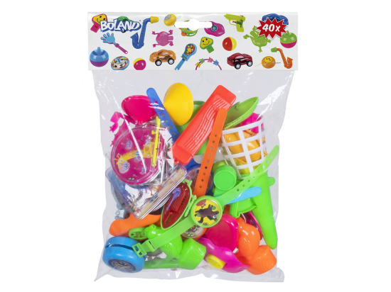 Set Sachet de fête assortiment de 40 jouets