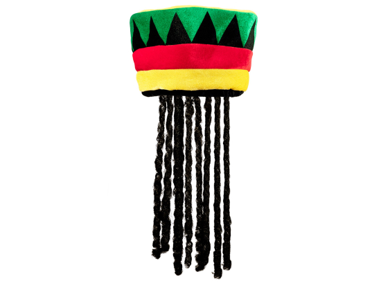 Bonnet Rastaman avec dreadlocks