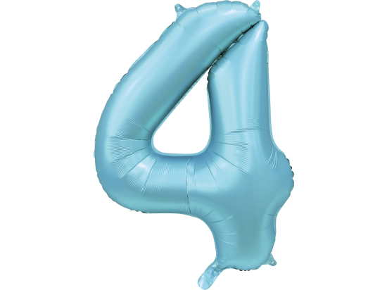 Foilballoon 34" no. 4 satin light blue