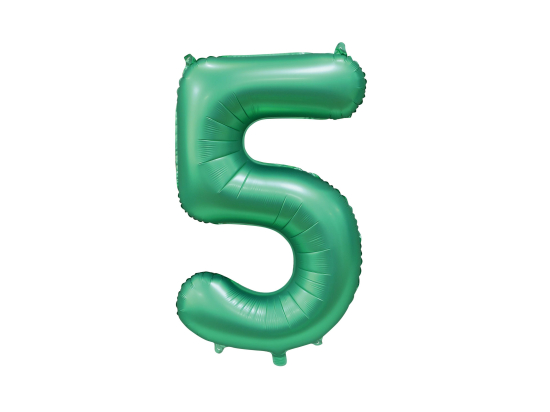 Foilballoon 34" no. 5 satin green