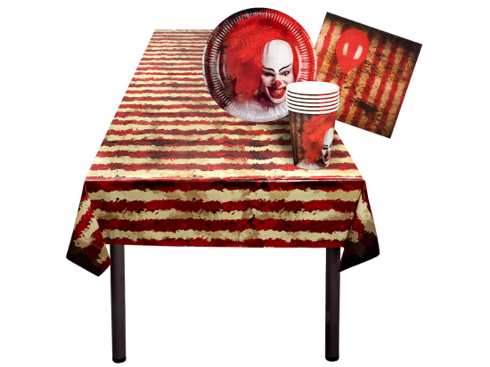 Set de table Clown d'horreur