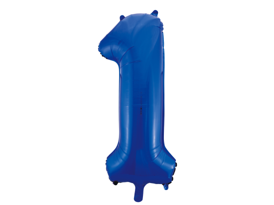 Foilballoon 34" no. 1 blue