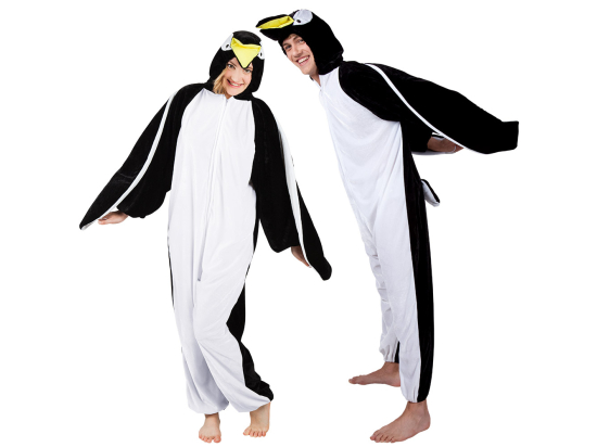 Costume adulte Pingouin peluche