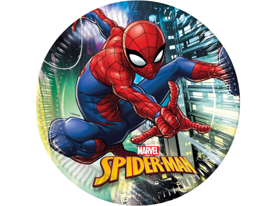 8 Paper Plates Large 23cm - Spiderman Team Up