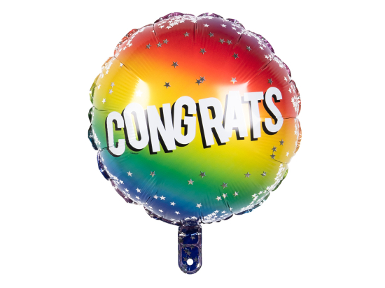 Ballon en aluminium 'Congrats'