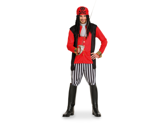 Costume de Pirate Hommes 5 pièces Taille XL-XXL