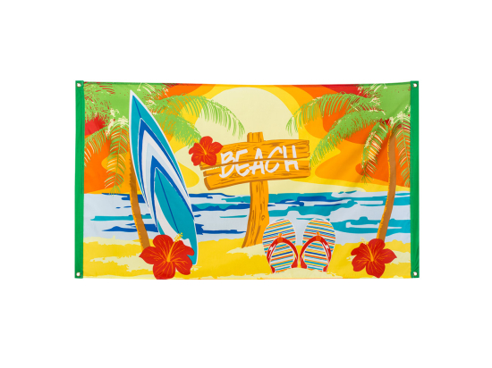 Drapeau polyester 'Beach'