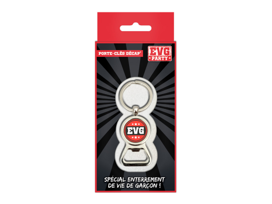 PORTE CLE DECAPSULEUR "TEAM EVG"