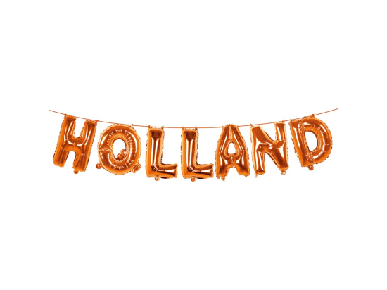 Guirlande de ballons en aluminium 'H O L L A N D'