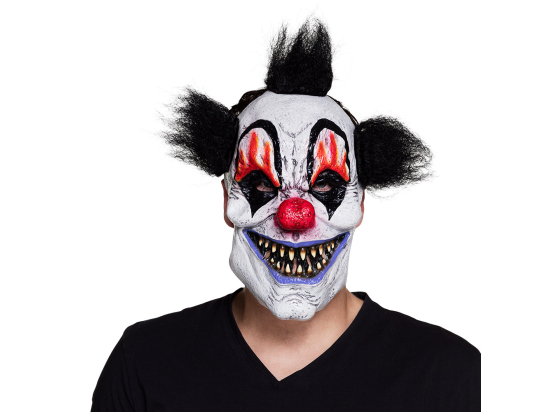 Masque visage latex Scary clown