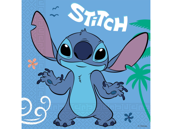 Serviettes par 20 - Stitch & Angel