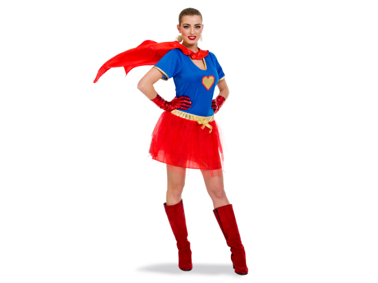 Combinaison Sexy de Super Woman Dames - Taille L - XL