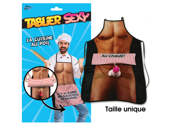 Tablier sexy homme