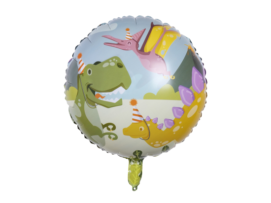 Ballon en aluminium Dino party