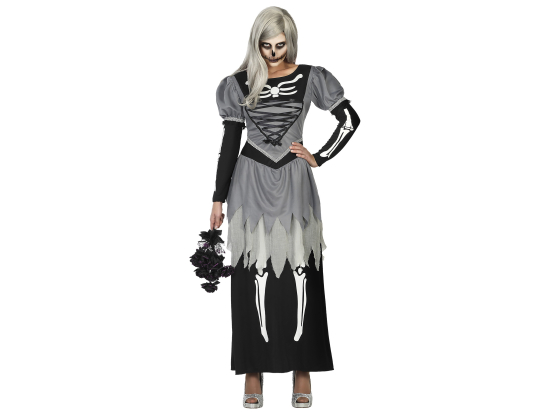 costume squelette robe XL