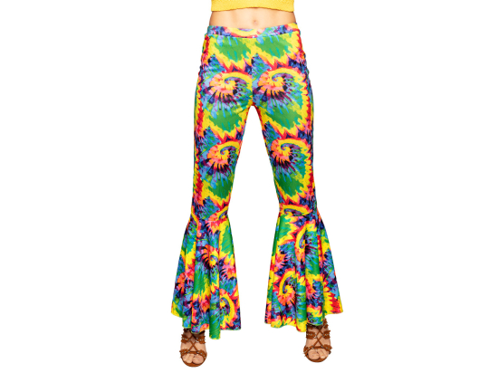 Pc. Pantalon flare Hippie (M stretch)