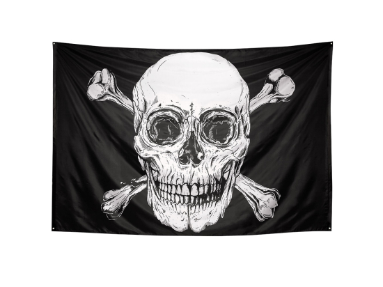 Drapeau polyester Pirates XXL