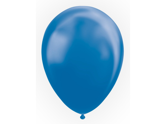 Ballon Bleu - Effet Metallic