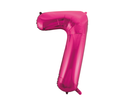 Foilballoon 34" no. 7 pink