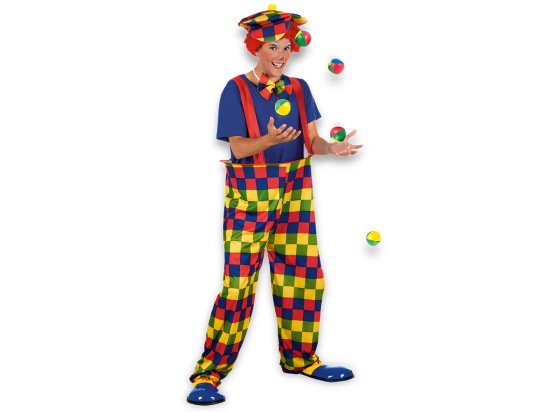 Costume adulte Clown Bonbon