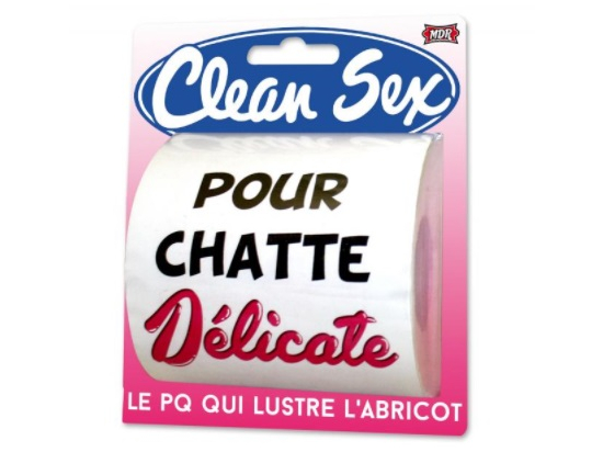 Papier toilette Clean Sex Femme