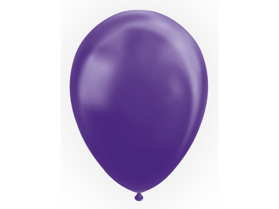 Ballon Violet - Effet Metallic