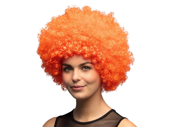 Perruque Afro Orange