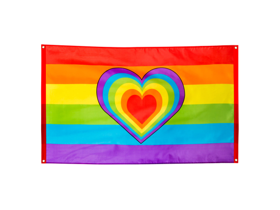 Drapeau polyester Arc-en-ciel