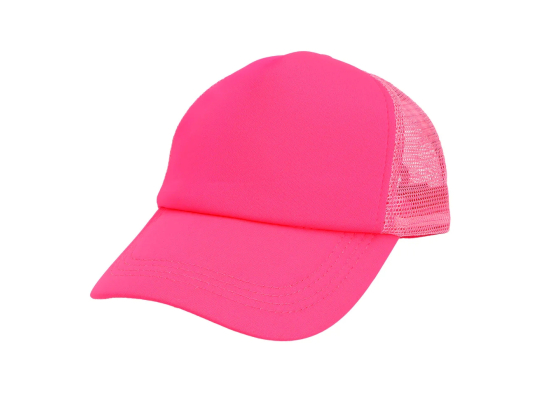 Pc. Casquette Fluo rose (réglable)