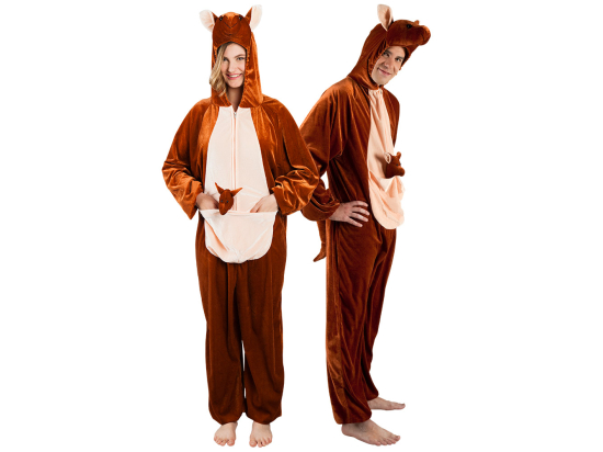 Costume adulte Kangourou peluche