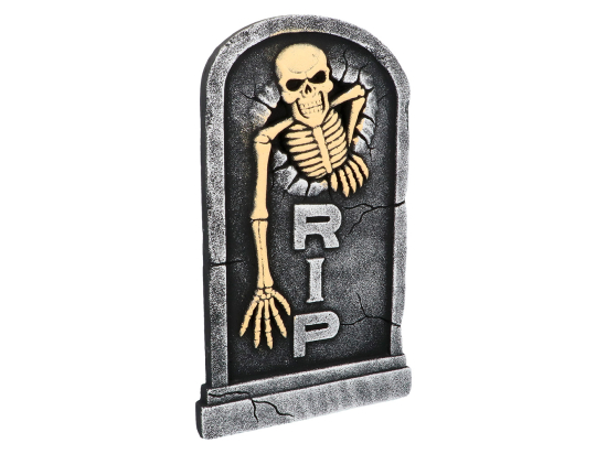 Pierre tombale Skull 'RIP'