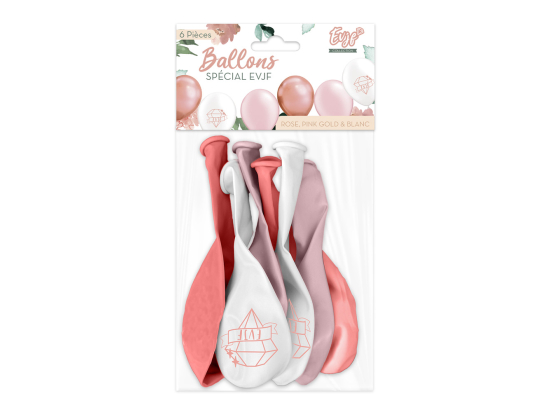 SACHET 6 BALLONS EVJF