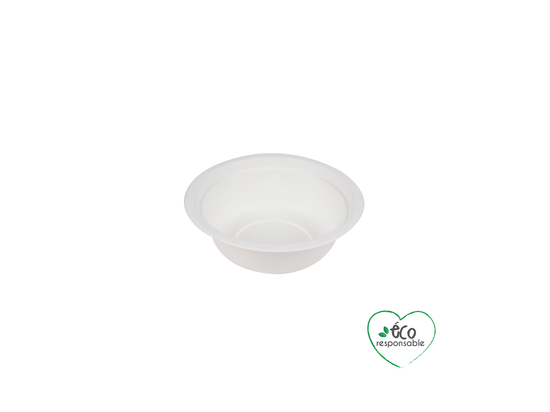 SET DE 12 BOLS RONDS EN CANNE A SUCRE 350ML BLANC