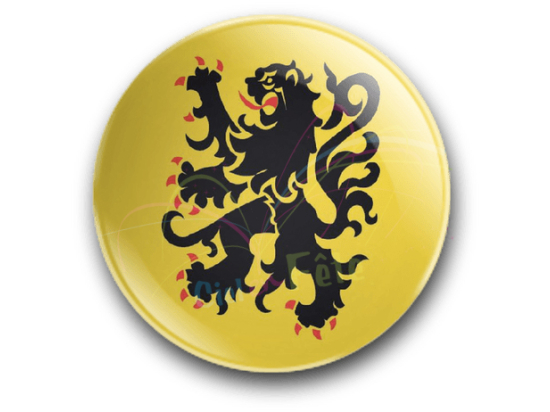 Badge lion des flandre