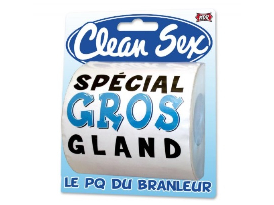 Papier toilette Clean Sex Homme