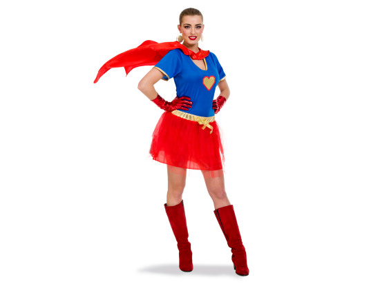 Combinaison Sexy de Super Woman Dames - Taille S- M