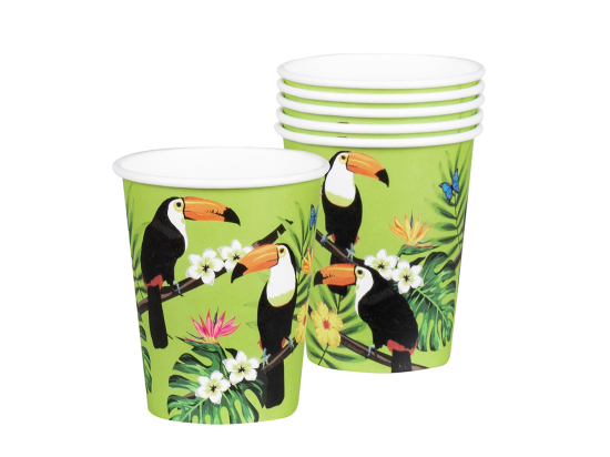 Set 6 Gobelets Toucan