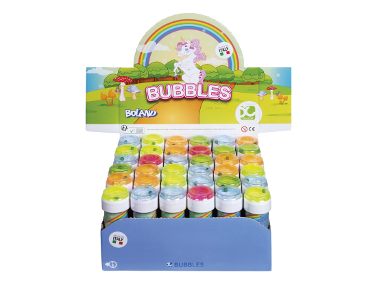 Pot de bulles de savon Licorne