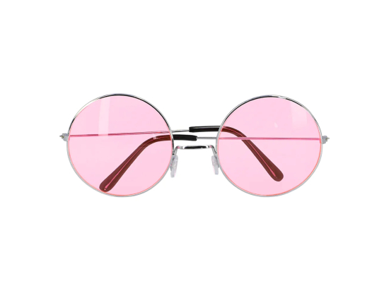 Pc. Lunettes party Hippie XL rose