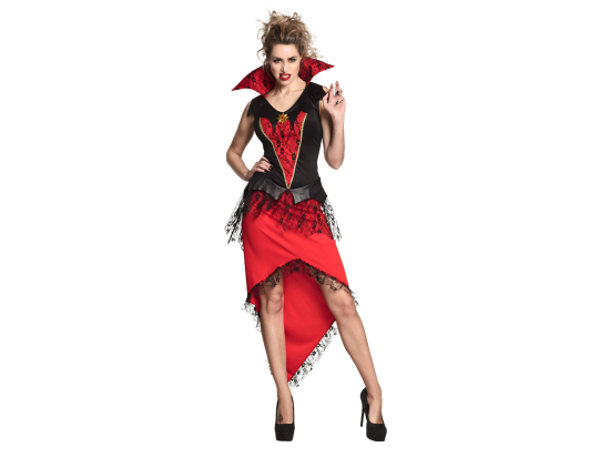 Costume adulte Bloodthirsty queen hangtag