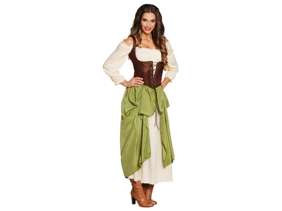 Costume adulte Fille du village