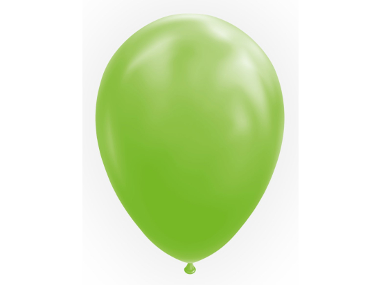 25 Balloons 12" lime green