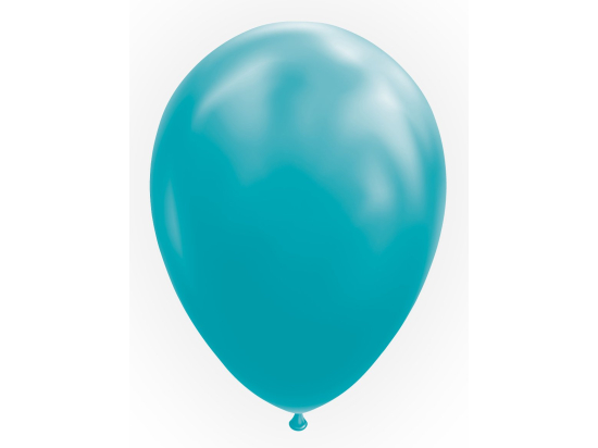 10 Balloons 12" turquoise