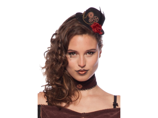 Tiare avec Chapeau Steampunk