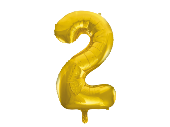 Foilballoon 34" no. 2 gold