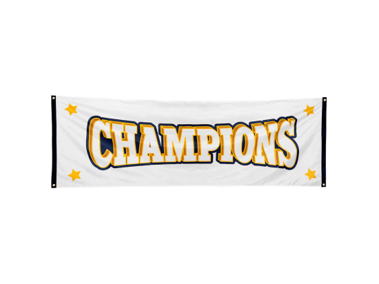 Bannière polyester 'Champions'