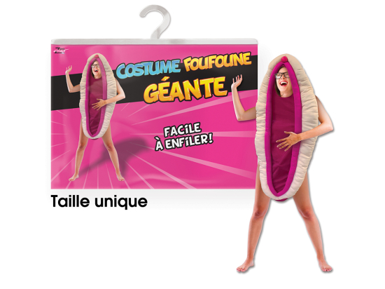 Costume foufoune géante