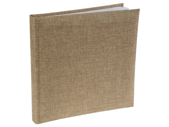 Livre d'or en jute naturel